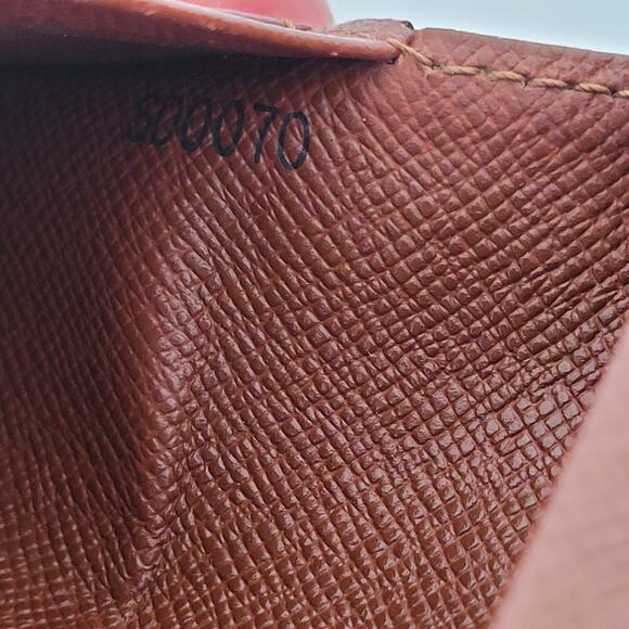 Louis Vuitton Portefeuille Tresor Bifold Wallet Medium Monogram Brown Made USA - Picture 7 of 16